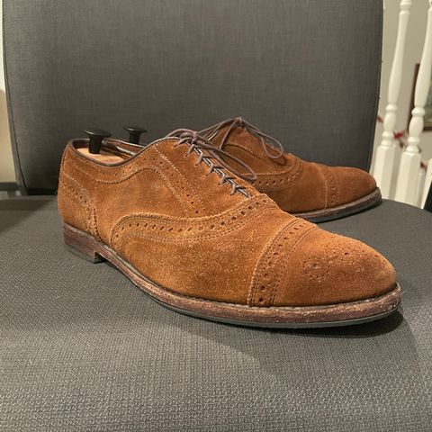 Allen Edmonds Strand in Snuff Brown Suede