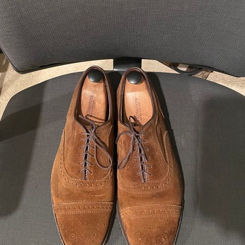 Allen Edmonds Strand in Snuff Brown Suede