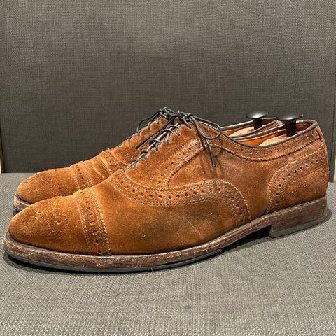 Allen Edmonds Strand in Snuff Brown Suede