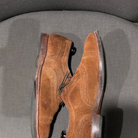 Allen Edmonds Strand in Snuff Brown Suede