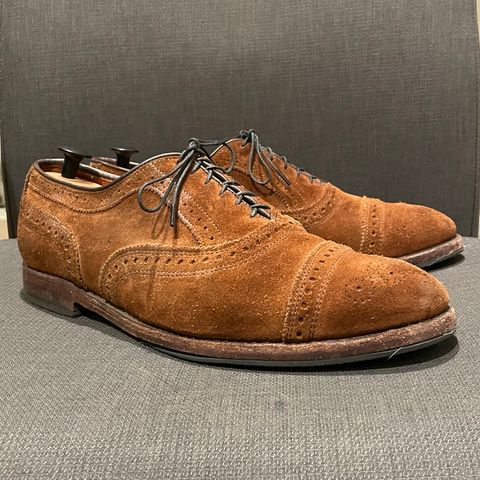 Allen Edmonds Strand in Snuff Brown Suede
