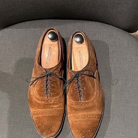Allen Edmonds Strand in Snuff Brown Suede