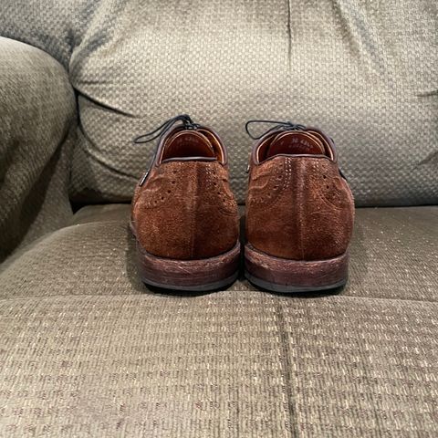 Allen Edmonds Strand in Snuff Brown Suede