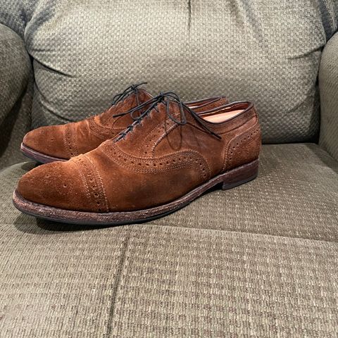 Allen Edmonds Strand in Snuff Brown Suede