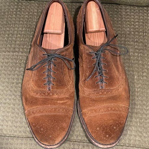 Allen Edmonds Strand in Snuff Brown Suede