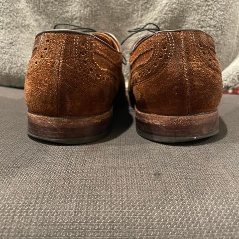 Allen Edmonds Strand in Snuff Brown Suede