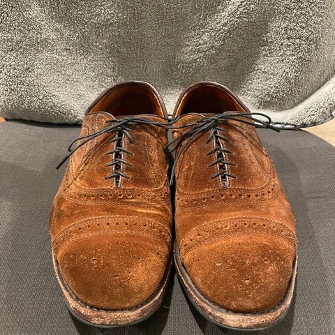 Allen Edmonds Strand in Snuff Brown Suede