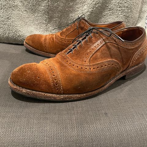 Allen Edmonds Strand in Snuff Brown Suede