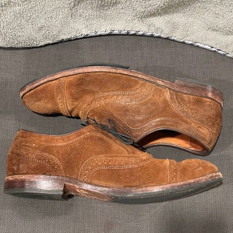 Allen Edmonds Strand in Snuff Brown Suede