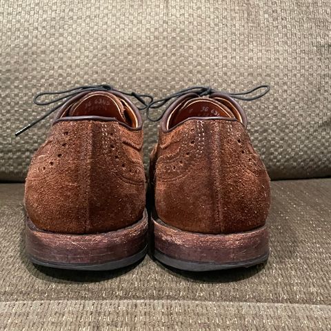 Allen Edmonds Strand in Snuff Brown Suede