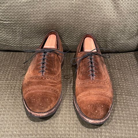 Allen Edmonds Strand in Snuff Brown Suede