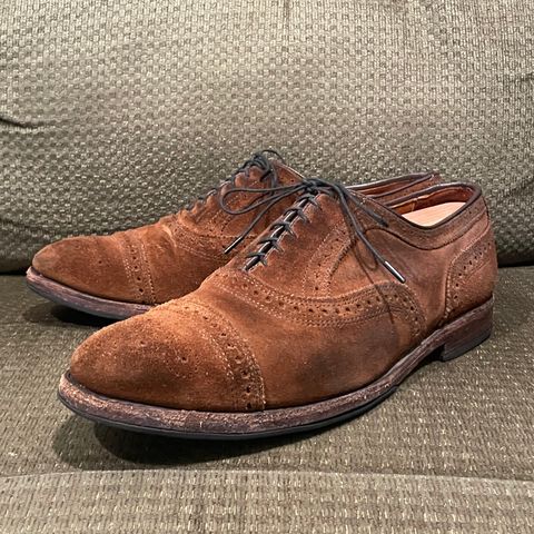 Allen Edmonds Strand in Snuff Brown Suede