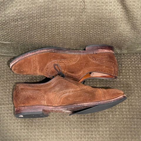 Allen Edmonds Strand in Snuff Brown Suede