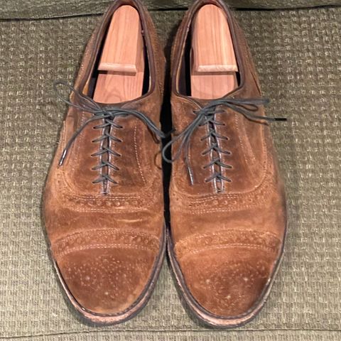 Allen Edmonds Strand in Snuff Brown Suede