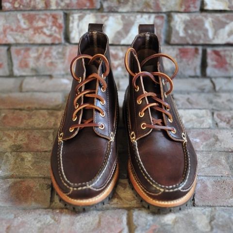 Oak Street Bootmakers Camp Boot in Horween Brown Chromexcel
