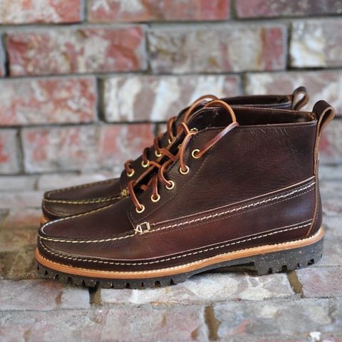 Oak Street Bootmakers Camp Boot in Horween Brown Chromexcel