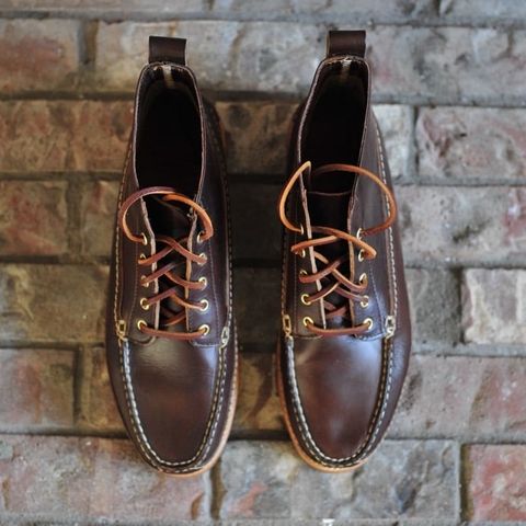 Oak Street Bootmakers Camp Boot in Horween Brown Chromexcel