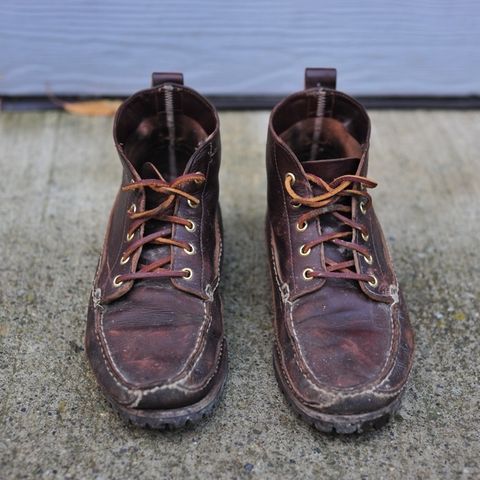 Oak Street Bootmakers Camp Boot in Horween Brown Chromexcel