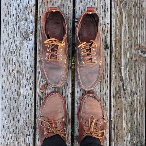 Oak Street Bootmakers Camp Boot in Horween Brown Chromexcel