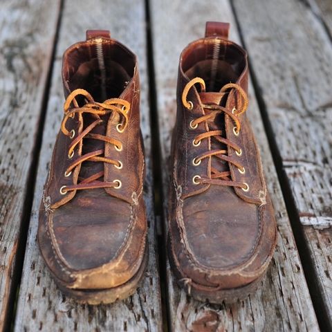 Oak Street Bootmakers Camp Boot in Horween Brown Chromexcel