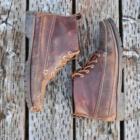 Oak Street Bootmakers Camp Boot in Horween Brown Chromexcel