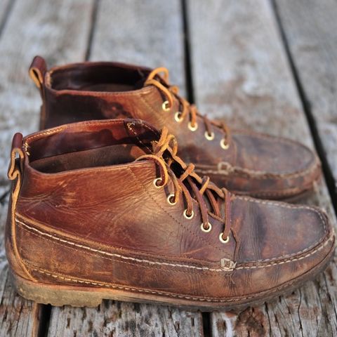 Oak Street Bootmakers Camp Boot in Horween Brown Chromexcel