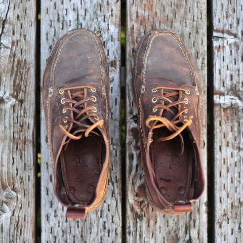 Oak Street Bootmakers Camp Boot in Horween Brown Chromexcel