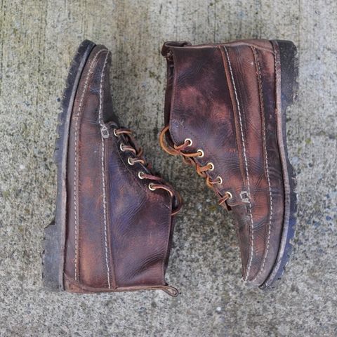 Oak Street Bootmakers Camp Boot in Horween Brown Chromexcel
