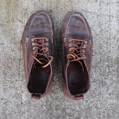 Oak Street Bootmakers Camp Boot in Horween Brown Chromexcel