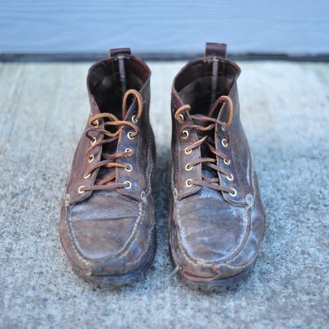 Oak Street Bootmakers Camp Boot in Horween Brown Chromexcel