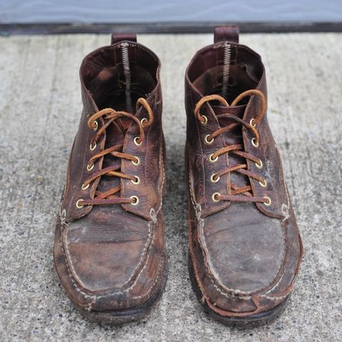 Oak Street Bootmakers Camp Boot in Horween Brown Chromexcel