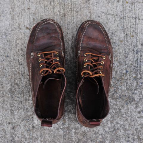 Oak Street Bootmakers Camp Boot in Horween Brown Chromexcel