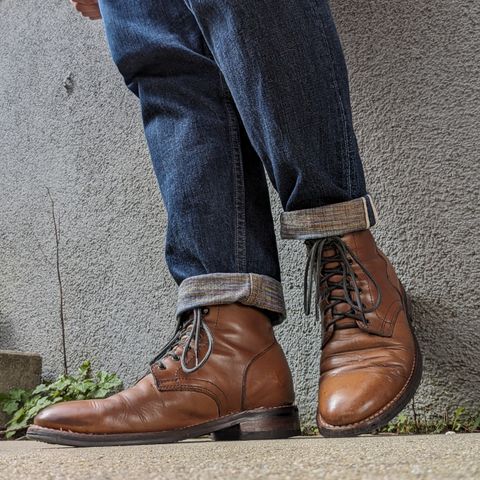 Thursday President in Horween Natural Chromexcel