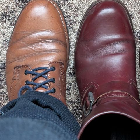 Thursday President in Horween Natural Chromexcel