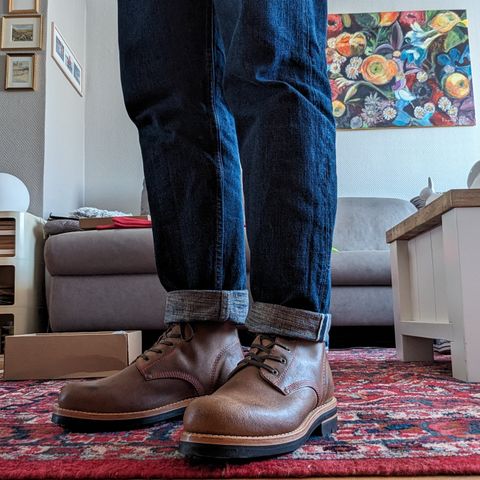 Urban Shepherd Scout in Waxed Portugese Calfskin