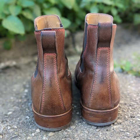 Urban Shepherd Unknown Model in Waxed Portugese Calfskin