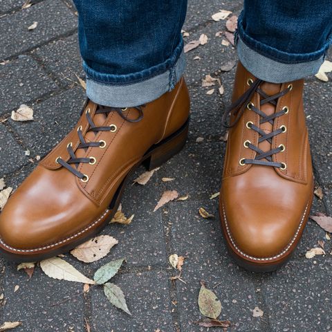 Jack & White Brothers Letterman ZERO in Badalassi Carlo Cognac Minerva