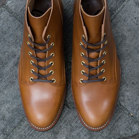 Jack & White Brothers Letterman ZERO in Badalassi Carlo Cognac Minerva