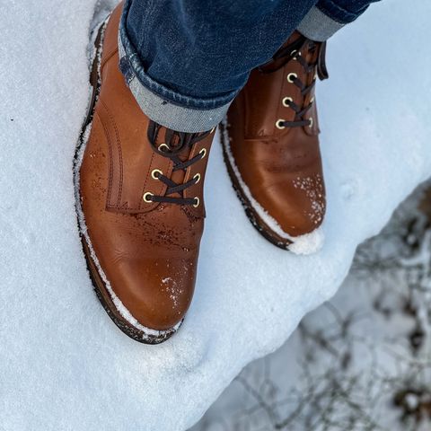 Jack & White Brothers Letterman ZERO in Badalassi Carlo Cognac Minerva