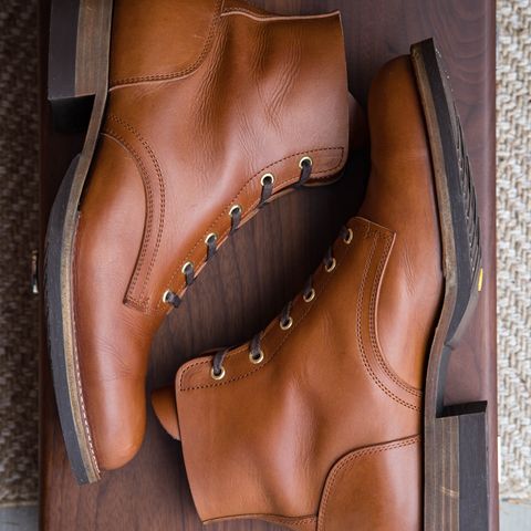 Jack & White Brothers Letterman ZERO in Badalassi Carlo Cognac Minerva