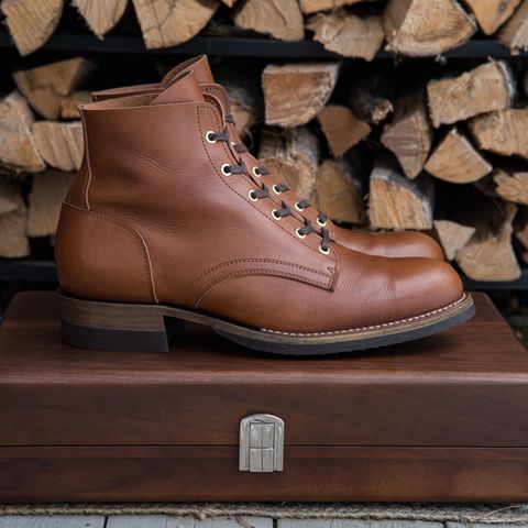 Jack & White Brothers Letterman ZERO in Badalassi Carlo Cognac Minerva