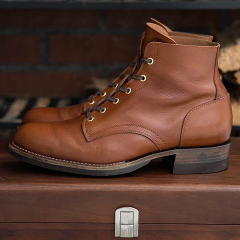 Jack & White Brothers Letterman ZERO in Badalassi Carlo Cognac Minerva