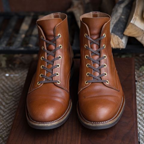 Jack & White Brothers Letterman ZERO in Badalassi Carlo Cognac Minerva