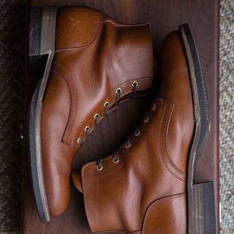 Jack & White Brothers Letterman ZERO in Badalassi Carlo Cognac Minerva