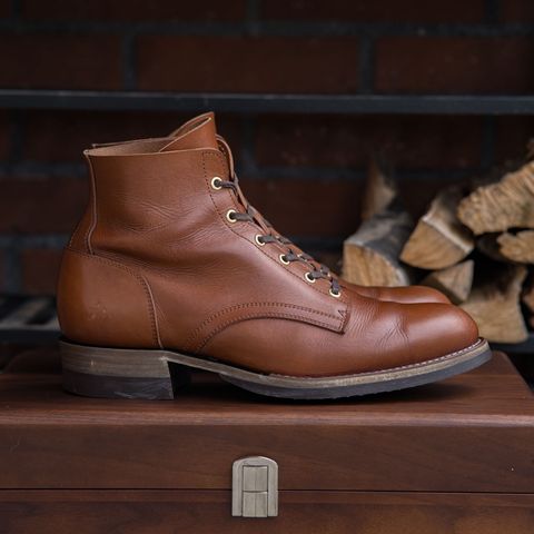 Jack & White Brothers Letterman ZERO in Badalassi Carlo Cognac Minerva