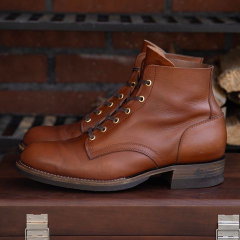 Jack & White Brothers Letterman ZERO in Badalassi Carlo Cognac Minerva