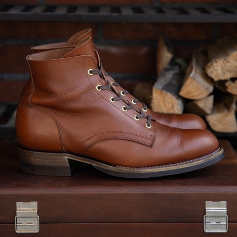 Jack & White Brothers Letterman ZERO in Badalassi Carlo Cognac Minerva