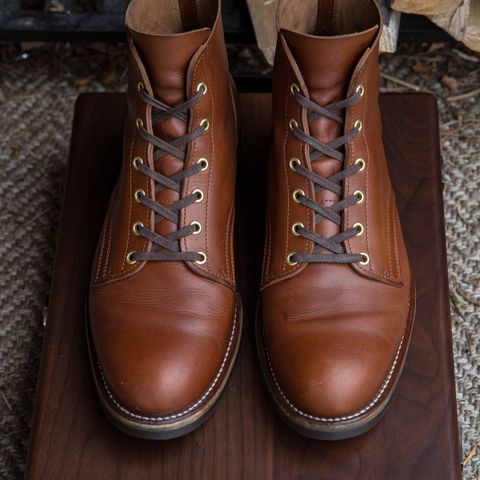 Jack & White Brothers Letterman ZERO in Badalassi Carlo Cognac Minerva