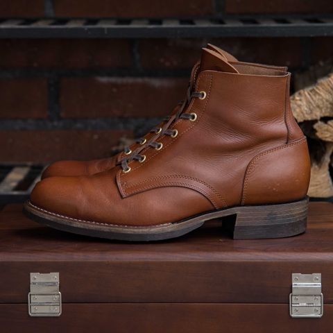 Jack & White Brothers Letterman ZERO in Badalassi Carlo Cognac Minerva
