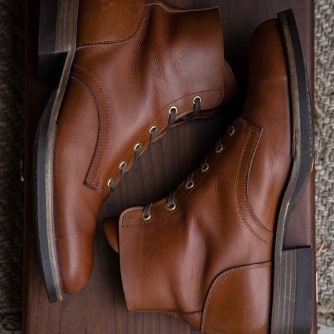 Jack & White Brothers Letterman ZERO in Badalassi Carlo Cognac Minerva